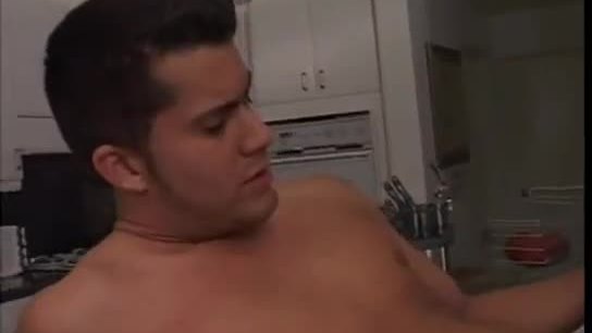 Horny couple are fucking in the kitchen