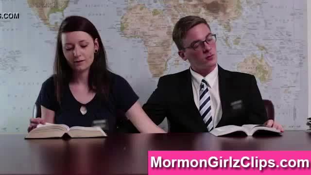 Horny mormon amateurs masturbate in meeting