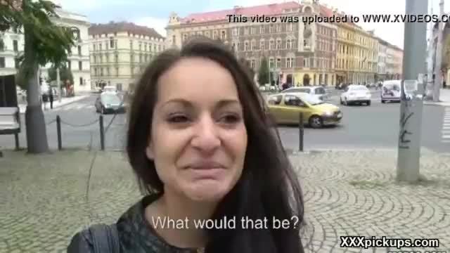 Cute amateur euro slut seduces tourist for cash with sexual favours 10